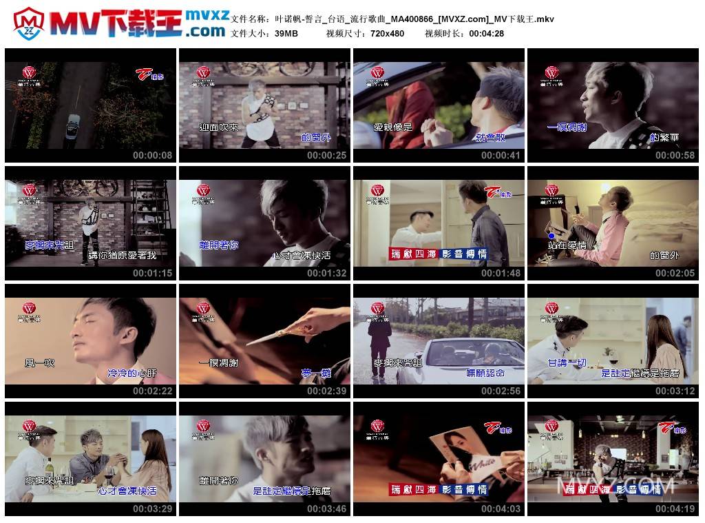 叶诺帆-誓言_台语_流行歌曲_MA400866